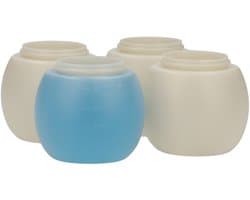 4 x Gerecyclede Wasbol 230ml - 65 Graden - Doseerbol Vloeibaar Wasmiddel Wasmachine - Gerecycled plastic - tot 70% minder Co2 uitstoot - Niet Breekbaar - Wasbol tot 65 graden - 4 stuks — afbeelding 1
