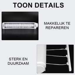 Wastrekker - Verlengbaar tot 4.2m - Voor Binnen/Buiten - Wit Plastiek - 7×7×47.5cm — thumbnail 5