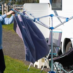 RFWR® Mobiele Droogmolen 16m Waslijn met 4 Armen en Aluminium Constructie — thumbnail 2