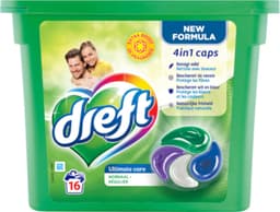 Dreft Wasmiddel Capsules Ultimate Care 16 stuks — thumbnail 1