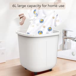 Compacte Mini-Wasmachine Automatische Uitschakeling USB-voeding voor Ondergoed Sokken Babykleding Schoonheidsaccessoires - Mini wasmachine — thumbnail 2