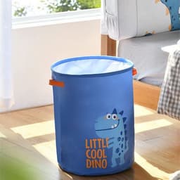 TDR - Opvouwbare wasmand -dinosaurus design -speelgoed mand - opberg mand-Met handvat -blauw 35 * 45cm — thumbnail 5