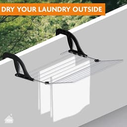 Droogrek voor binnen, wasrek / collapsible laundry rack - opvouwbaar — thumbnail 2