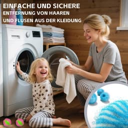 Solidchoice - 12 Herbruikbare Wasballen voor Effectieve Dierenharen Verwijdering — thumbnail 4