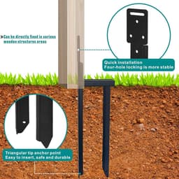 Tentpennen 8 stuks - zware grondankers - multifunctioneel ontwerp - voor stevige bevestiging - ShopVlot — thumbnail 3