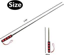 Handheld Flagpole with Clips, 2.5 m Extendable for Camping, Travel, Excursions, Competitions, Teachers, Tour Guides - ShopVlot — thumbnail 5