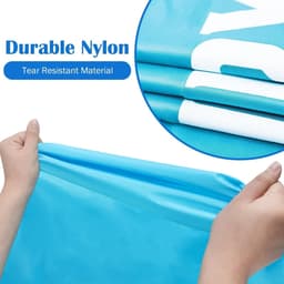 Waszakken Set van 2 - Zwart en Blauw - Opvouwbaar en Lichtgewicht - Met Trekkoord - Voor Reizen en Thuis — thumbnail 1