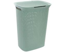 Kunststof wasmand met deksel 57 liter Five® - Groen - Kunststof