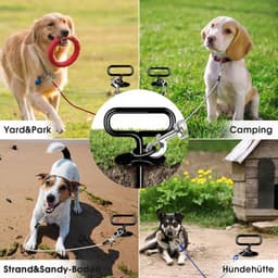 Thijox - Grondanker voor Honden - Hondenanker voor Middelgrote tot Grote Honden tot 220 lbs - Ideaal voor Tuin, Strand en Gazon - Duurzaam en Betrouwb — thumbnail 5