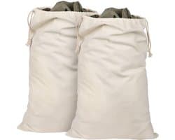 Waszak voor wasgoed - Grote reistas met trekkoord - 70 x 45 cm - Ideaal voor camping, studentenslaapzaal en huisopslag