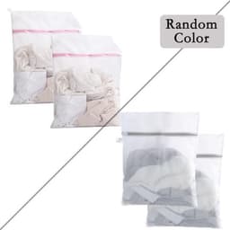 Wasnet Set van 2 - Duurzame Waszakken met Ritssluiting - Waszakken voor Delicate Kleding - Reiswasnet 40 x 50 cm - Robuuste Stiksels - Waszak — thumbnail 3