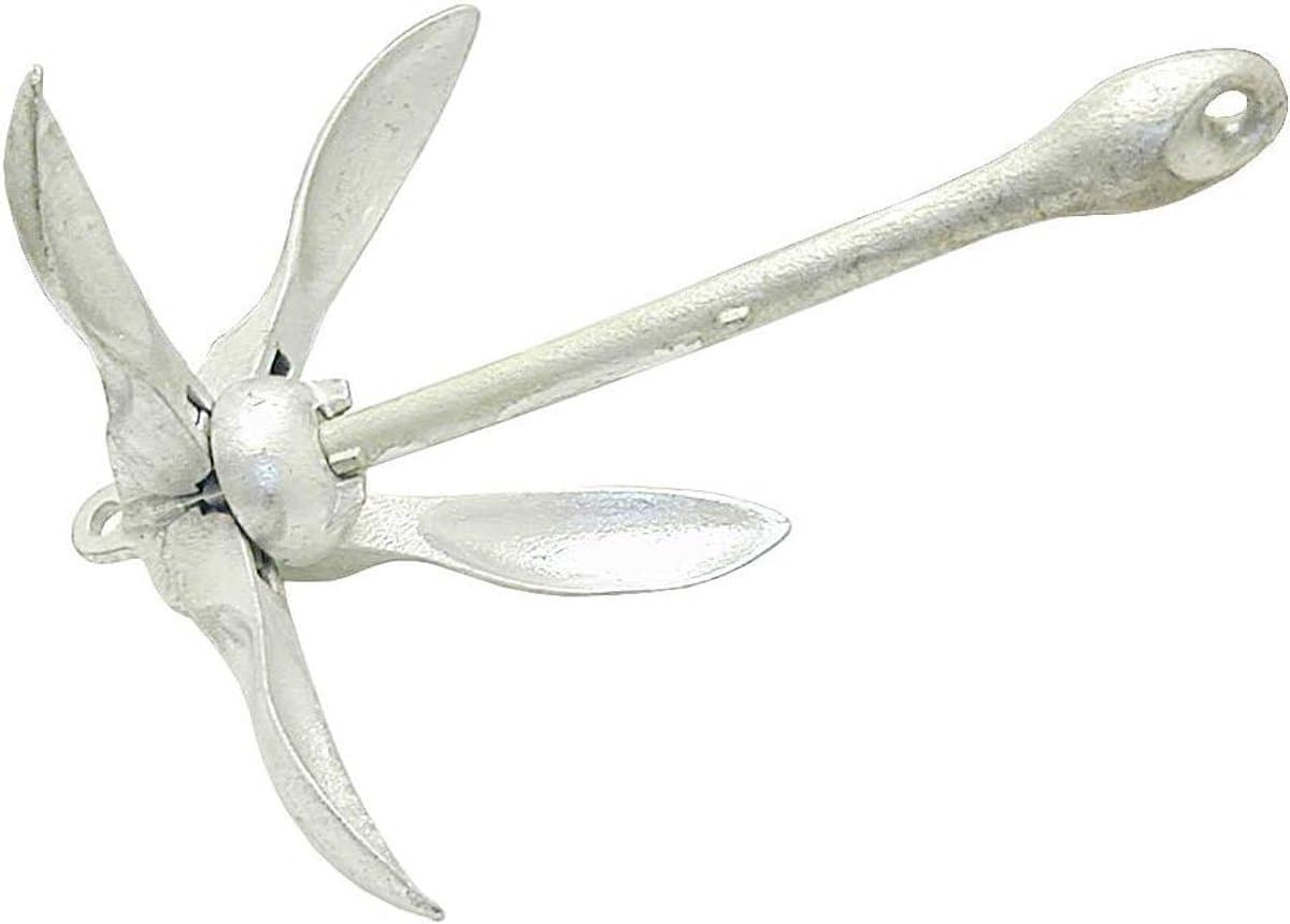 Klapanker Gecoat - Opvouwbaar Anker - Boot Stabiliseren - Ruimtebesparend Ontwerp - 6 kg - Metaal — afbeelding 1
