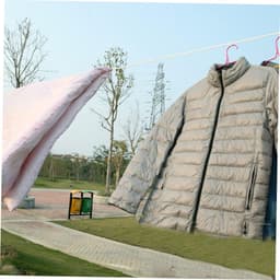 Draagbare Kledinglijn - Waslijn Outdoor - Kleding Drogen - Winddicht Antislip - 800 cm - Zoals Getoond — thumbnail 4