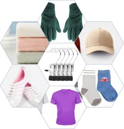 SnelShoppen - 30 Stuks Metalen Haakjes voor Botten en Kleding, Naadloze Sokclips, Rvs, Zwart, Duurzaam en Lichtgewicht, Perfect voor Thuis en Reizen — thumbnail 5
