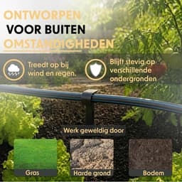 SnelShoppen - Pack van 50 Grondankers voor Druppeltubes 16-20 mm - Slangbevestiging en Pijpenbevestiging - Grondspijkers voor Druppelirrigatie - Ideaa — thumbnail 3