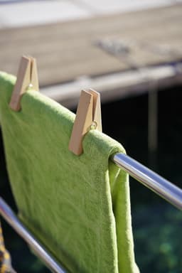 SnelShoppen - Houten wasknijpers voor strandlaken, strandstoel, jacht, kinderwagen, wasaccessoires, 2 stuks, duurzaam, multifunctioneel — thumbnail 5