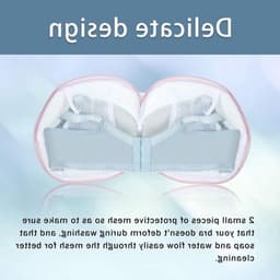 Waszakken voor Ondergoed - 2 Stuks Mesh Waszakken met Verborgen Rits voor Bh's en Intieme Kleding - Roze, Bescherming tijdens Machinewassen — thumbnail 3