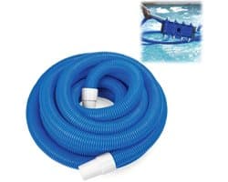Drijvende slang van 9 m (diameter 38 mm) met zuigmond – Multifunctionele blauwe zwembadslang – Apparatuur voor zwembadreiniging en -onderhoud