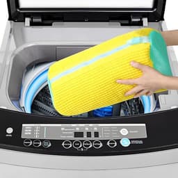 Schoenwaszak voor wasmachine - Grijs - Mesh waszak met rits - Herbruikbaar polyester - Voor alle soorten schoenen — thumbnail 3