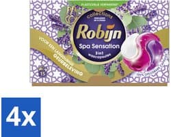 4 x Robijn - 3-in-1 Spa Sensation - Wascapsules - 15 Wasbeurten - Wascapsules - Wasmiddel - Kleurwas - Wasverzachter - Geur