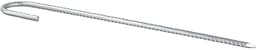 Dailygoods- Grondanker Verzinkt Staal - 8 Stuks - J-vormige Haringen - Tuinharingen - Camping - Outdoor Activiteiten - Geschikt voor Diverse Bodems - Tentharing — thumbnail 2