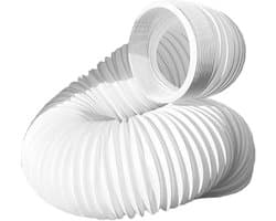 Mobiele Airco Afvoer - Slang - Ruimte Koelen - Flexibel Versterkt - 150 cm - Wit