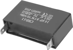 Dailygoods - CBB61 Condensator - Startcondensator Ventilatormotor - 350VAC 10UF - 2 Pin - Compact en Praktisch - Voor Ventilators en Motoren — thumbnail 4