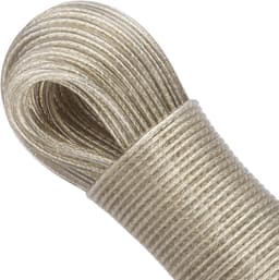 2 stuks waslijn 50 m, waslijn met stalen kern 3 mm, weerbestendig wastouw, waslijn extra sterk voor tuin, camping, huishouden, reizen — thumbnail 5