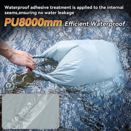 Dry Bag Waterdichte tas, ultralicht, waterdichte opbergzak, 3 stuks, boottochten, droogzak voor boot, kajak, vissen, rafting, zwemmen, kamperen en strand, geel, simple — thumbnail 5