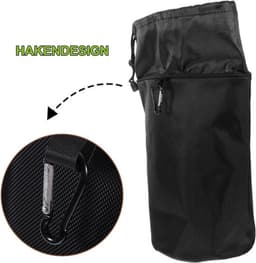 Klemmerzak groot - wasknijpersorganizer - opbergtas voor cosmetica - polyester - zwart - waterdicht — thumbnail 2