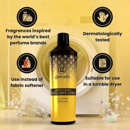 SnelShoppen - Giovani Wasparfum EXCLUSIVE GOLD 500 ml | Luxe wasgeur met zoete vanille en frisse mandarijn | Voor 100 wasbeurten | Intensieve en langd — thumbnail 3