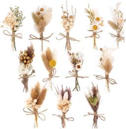 Gedroogde Bloemen Stijl Mini Decoratieve Takjes voor DIY Ambachten, Bruiloft en Huisdecoratie (Natuurlijk) — thumbnail 1