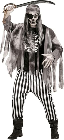 WIDMANN MILANO Party Fashion - Kostuum spookschip piraat, piraat, geest, vrijbuiter, horror, Halloween, carnavalskostuums — thumbnail 2