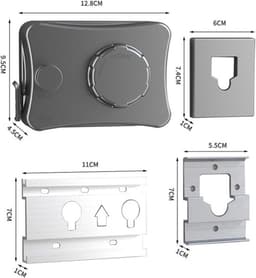 Stainless steel wall-mounted clothesline 16.7 foot retractable — thumbnail 4