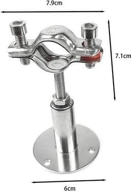 Verstelbare pijpbeugel 38-40mm - 304 roestvrij staal - stevige bevestiging - ideaal voor leidingen - SnelShoppen — thumbnail 5