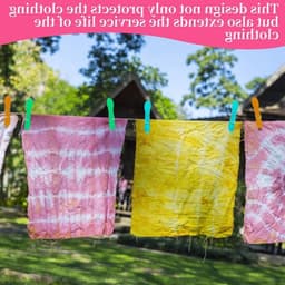 60 stuks wasknijpers met opbergtas, duurzame PP-materiaal, roestvrijstalen veren, antislip clips voor binnen en buiten, perfect voor wasserette, thuisgebruik en reizen — thumbnail 5