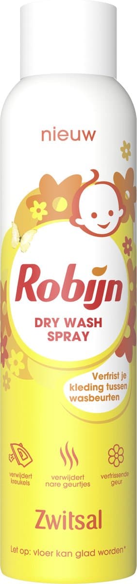 Robijn Zwitsal Dry Wash Spray - 200 ml - Voordeelverpakking — afbeelding 1