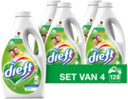 Dreft Vloeibaar Wasmiddel Origineel 32 Wasbeurten - 4 x 1,4 liter - Voordeelverpakking — thumbnail 1