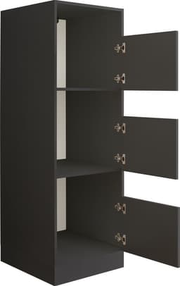 Interiax WASHWALL 'Mary' Wasmachine Wasmandkast Antraciet - Wassorteerkast - 162x50x67.5 cm — thumbnail 4