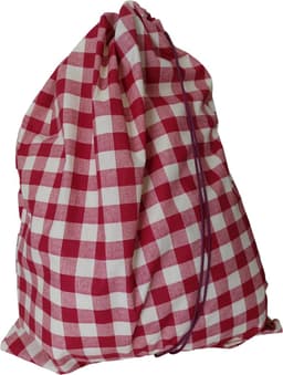 Bluvardi katoenen waszak -XXL-Heavy Duty - met trekkoord - Rood — thumbnail 1