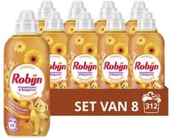 Robijn - Wasverzachter - Passiebloem & Bergamot - 8 flessen - 312 wasbeurten - Voordeelverpakking — afbeelding 1