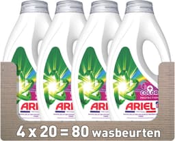 Ariel Vloeibaar Wasmiddel +Kleurbescherming - 4 x 20 Wasbeurten — thumbnail 1