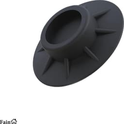 CHPN - Schokdempers - Trillingsdempers - Trillingsdempers voor wasmachine - 4 stuks - Zwart - Extra Dik - Geluidsdempers - Antislip Rubber Anti-Trilling - One size — thumbnail 2