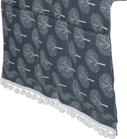 wasmachinehoes met zakjes - polyester - 130 x 55 cm - beschermhoes koelkast - donkergrijs-crème — thumbnail 4