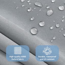 Namajunas - Wasmolen beschermhoes - 600D afdekking waterdicht 180 x 18 x 18 cm - Hoes met ritssluiting voor Leifheit, Brabantia en Vileda droogmolens - Waterafstotend & UV-bestendig, voor alle modellen — thumbnail 3