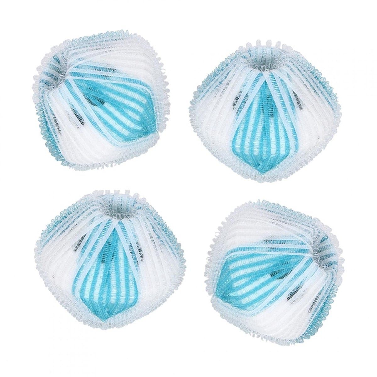Dailygoods - Dailygoody - Wasmachine Bal - Verwijdert Dierenharen - Herbruikbaar en Duurzaam - Blauw - Pet Hair Remover - Geschikt voor Kleding - 6 Stuks — afbeelding 1
