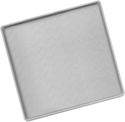 Draagbare Airco Lekbak - Condensbak Siliconen - Vochtpreventie - Verhoogde Rand - 55.88x55.88 cm - Grijs — thumbnail 5