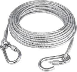 Gecoate Staaldraad Waslijn - Kleding Touw Outdoor Lijn - Kleding Drogen - Antislip Gecoat - Tot 20 meter - Meerkleurig — thumbnail 1
