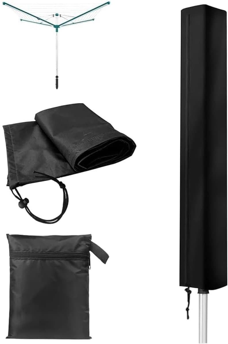 Beschermhoes voor Droogrek - 210D Oxford, Waterdicht, Weerbestendig, UV-Bestendig, Winterbescherming, Met Rits, Ideaal voor Droogapparatuur — afbeelding 1