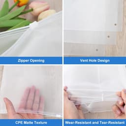 By shayne - Reistassen voor Kleding - Opbergzakken - Ruimtebesparend - 16-delige set - Ideaal voor Reizen - Inclusief Waszak — thumbnail 4